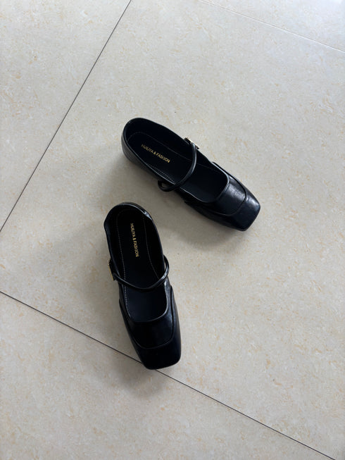 Pu Leather Flat Pumps